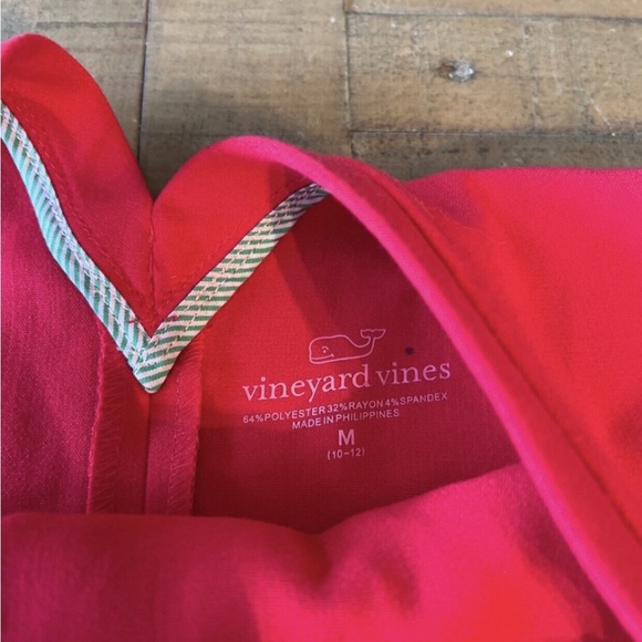 Vineyard vines red drop waist party dress - Picture 3 of 5